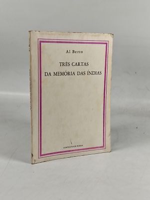 Al Berto 3 Títulos.. Trabalhos do olhar, Salsugem, Tres cartas da memoria das indias. AL BERTO 