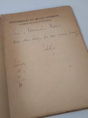 Adolfo Casais Monteiro; Descobertas no Mundo interior... MONTEIRO (Adolfo Casais) DESCOBERTAS 