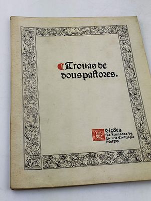 RIBEIRO (Bernardim). TROVAS de Dous Pastores. Porto. 1963. RIBEIRO (Bernardim) TROVAS de Dous 