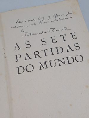 NAMORA (Fernando). AS SETE Partidas do Mundo: Romance. Coimbra. 1938. NAMORA (Fernando) AS SETE 