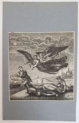 Неизвестный художник. [Бегство Наполеона]. Из книги С.Н. Глинки &laquo;Тайные злодеяния и явные лжи и 