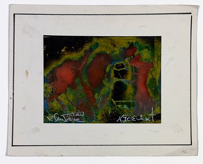 [Студия В. Самарина на ВО. Выставка Льва Крапивницкого. Ленинград. 1979] Самарин Валентин 