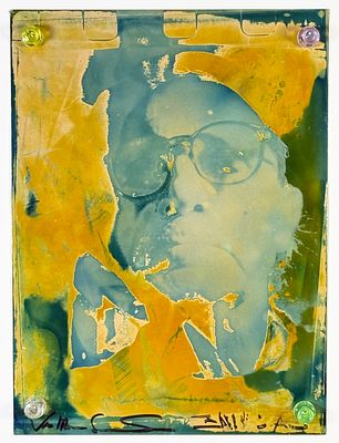 [Автопортрет] Самарин Валентин Мария Тиль Вальгрек (Валентин Прохорович Смирнов). Фотобумага 