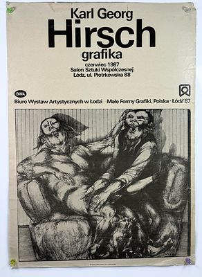 Карл Георг Хирш. Графика. [Karl Georg Hirsch. graphics]. Ł&oacute;dź: Biuro Wystaw Artystycznych w 