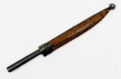 Нож Кард (Персия), украшенный насечкой серебром, изготовленный в Персии (Иран) в конце XVIII 