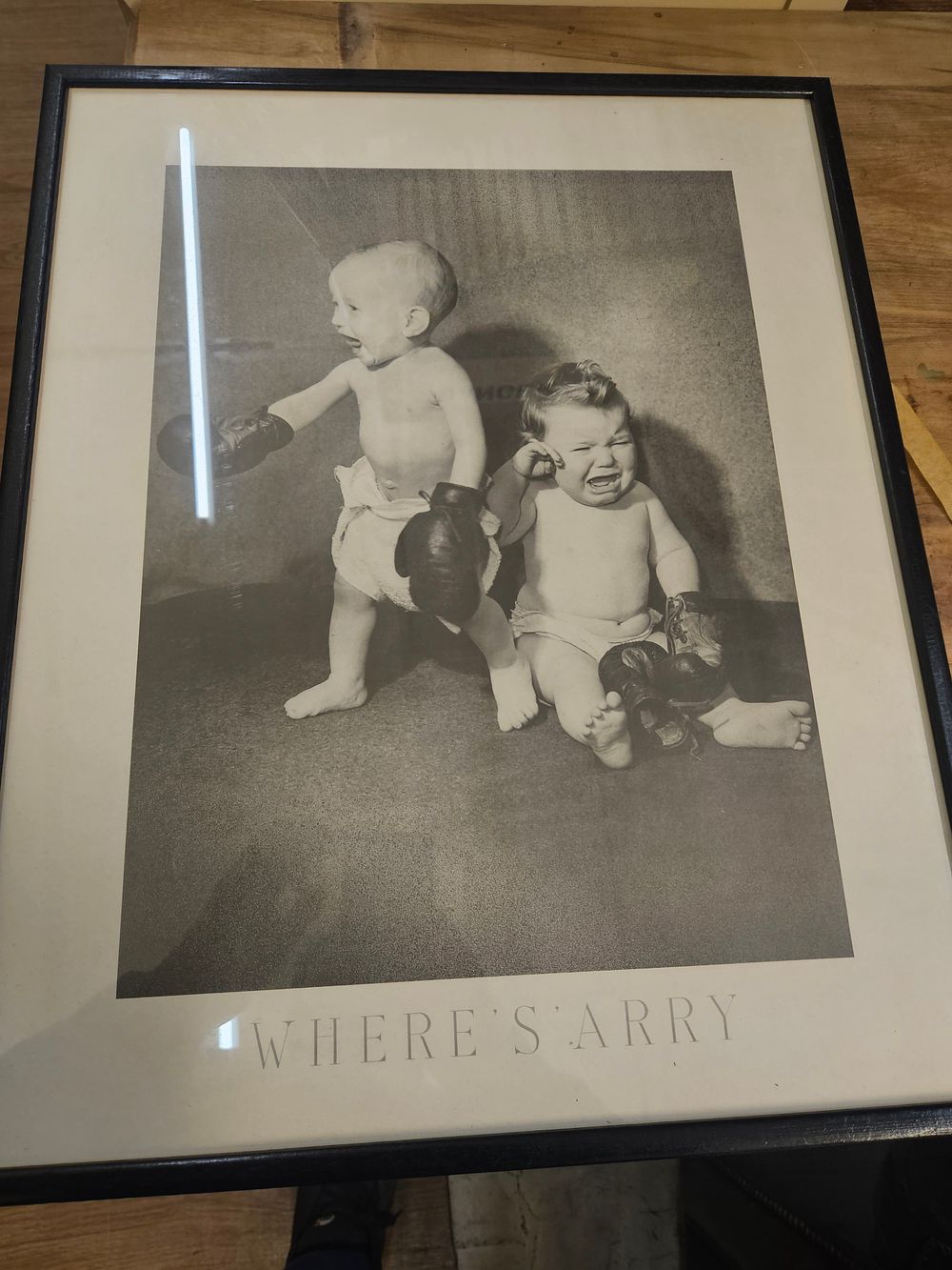 Lot 184 – A Trio of Framed Monochrome Prints Depicting Humorous and Nostalgic Subjects