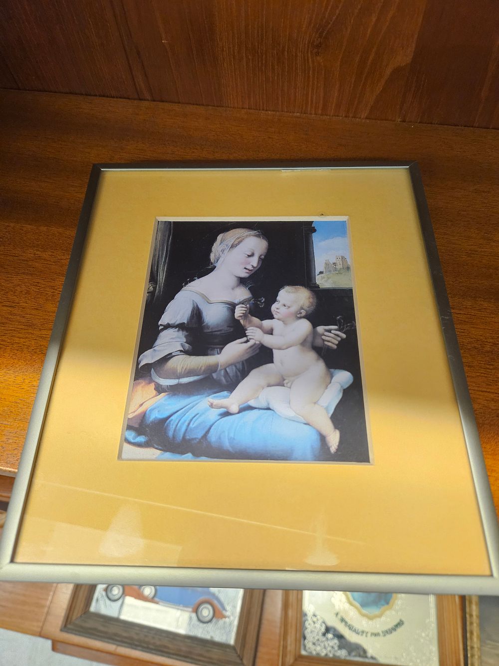 Lot 187 – After Raphael (Raffaello Sanzio) (Italian, 1483-1520), ‘Madonna of the Pinks’ print