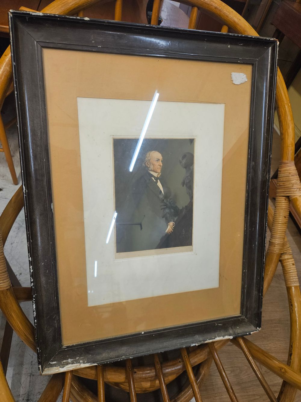Lot 198 – A Mezzotint Portrait of William Ewart Gladstone, dated 1902