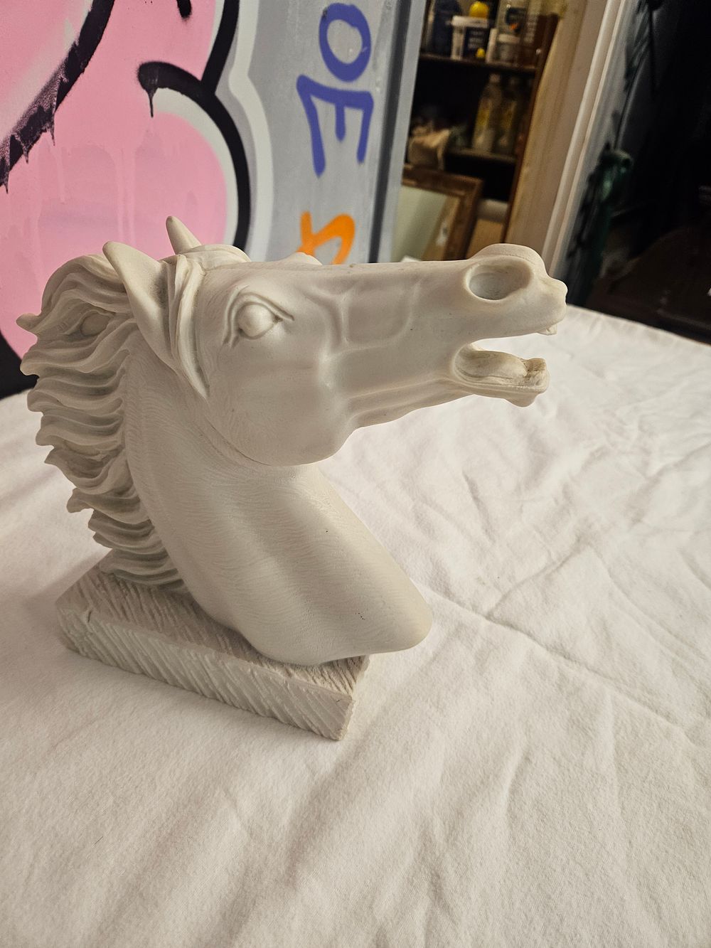 Lot 233 – A Cast Composite Reproduction of the Horse of Selene Head, after the Antique