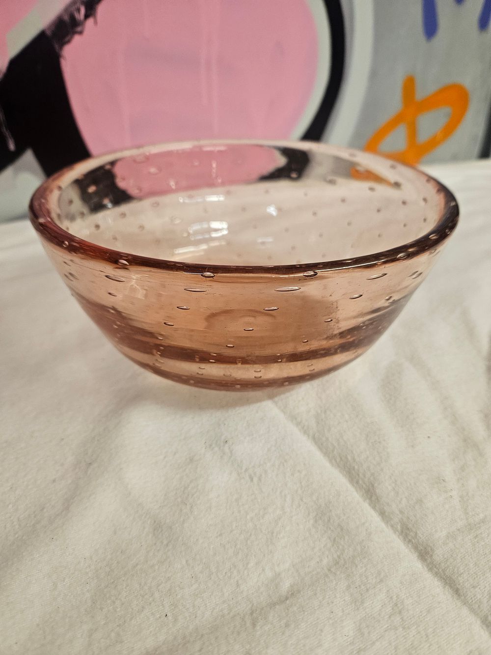 Lot 258 – A Mid-20th Century Murano Style Bullicante Glass Bowl