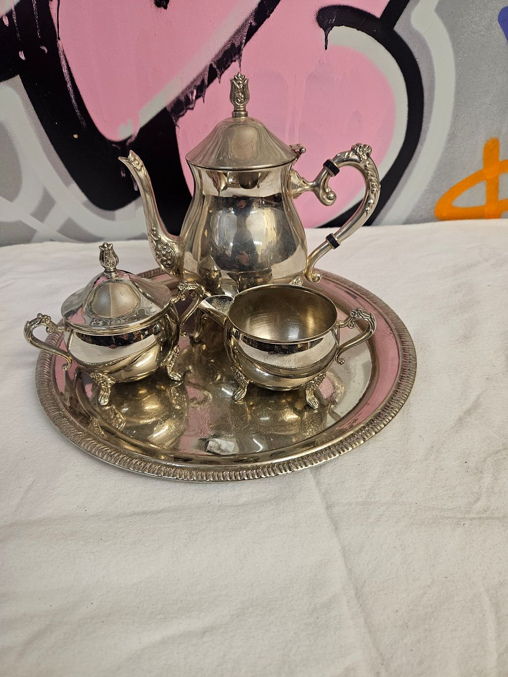 Lot 263 – A Four-Piece Silver-Plated Tea and Coffee Service Attributed to F.B. Rogers Silver Co