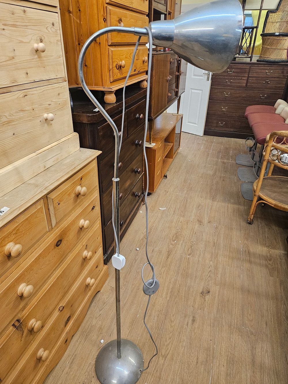 Lot 355 – A Mid-to-Late 20th Century Modernist Style Adjustable Floor Lamp