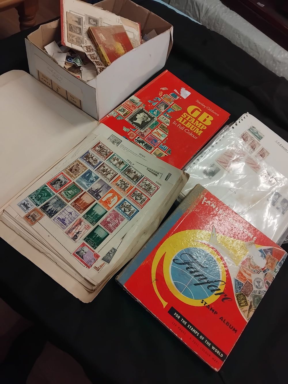 Lot 371 – An Assortment of Worldwide Mint and Used Stamps, Albums and Loose