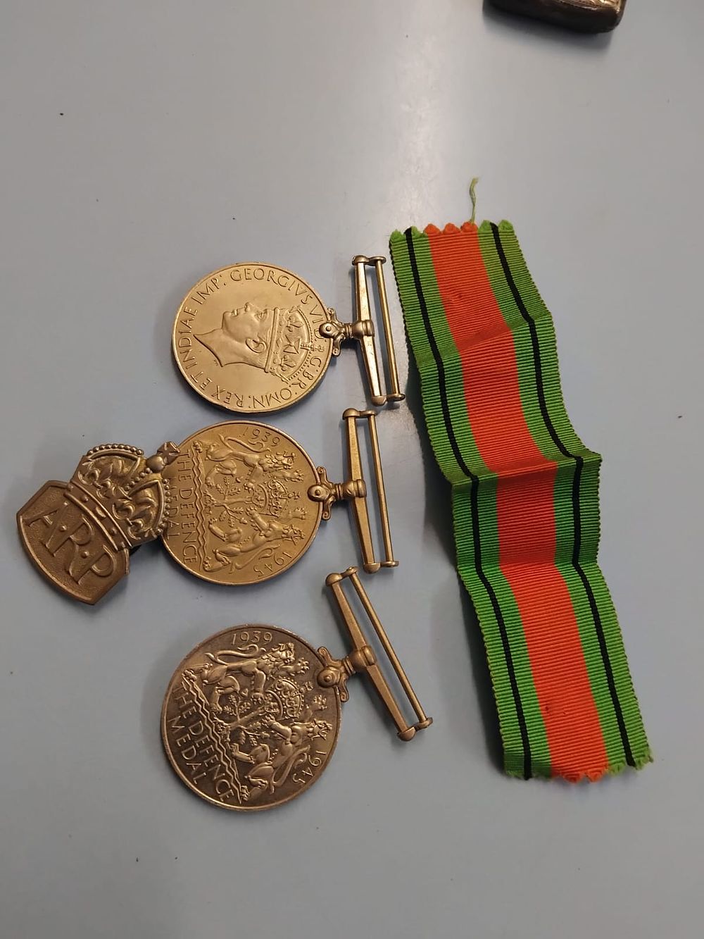 Lot 399 – A Collection of Second World War British Service Medals and an ARP Badge