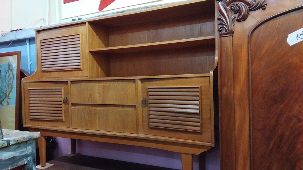 Lot 181 – Mid-century Teak Highboard
