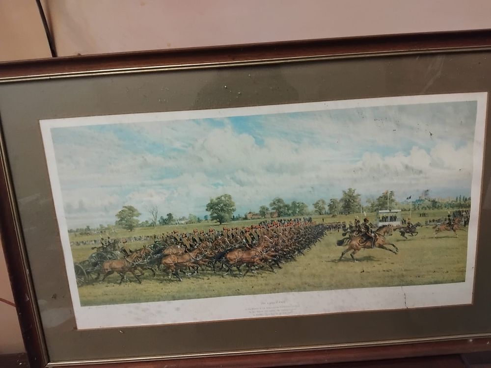 Lot 232 – George Douglas Giles (1857–1941), ‘The Gallop Past’, Colour-Tinted Photogravure