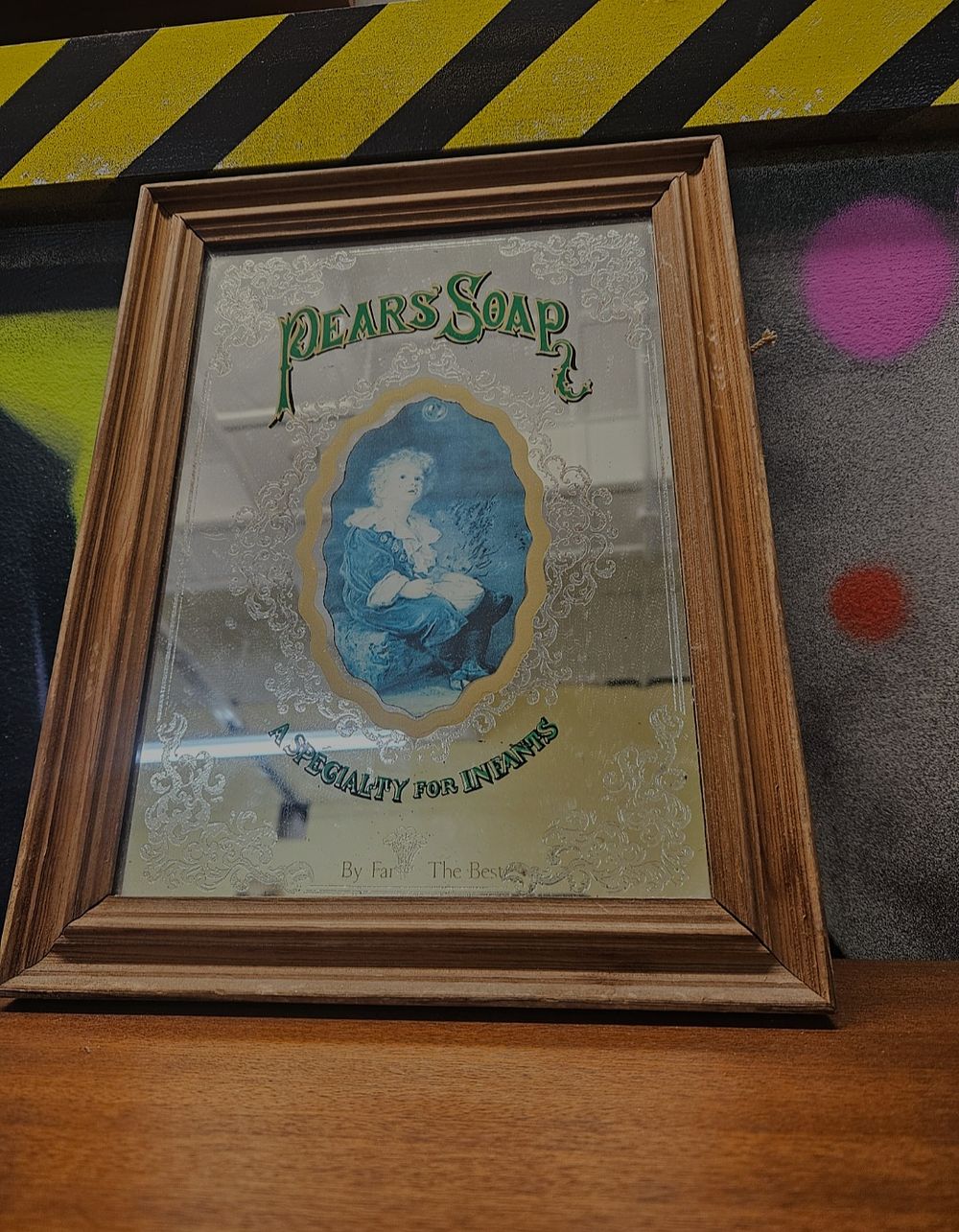 Lot 240 – A Vintage Pears Soap Advertising Wall Mirror