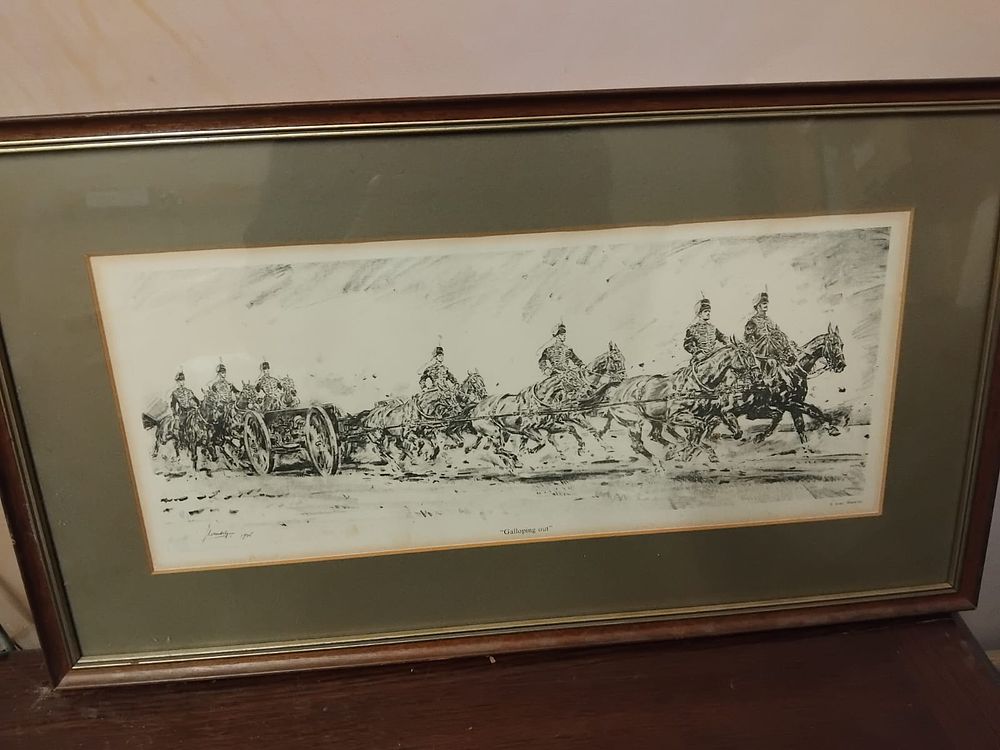 Lot 251 – John Sanderson-Wells (1872-1955), Galloping out, Etching with Drypoint, 1926