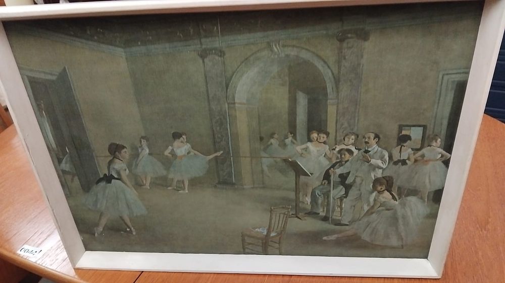 Lot 256b – After Edgar Degas, Le Foyer de la Danse à l’Opéra de la rue Le Peletier, Framed Reproduction Print
