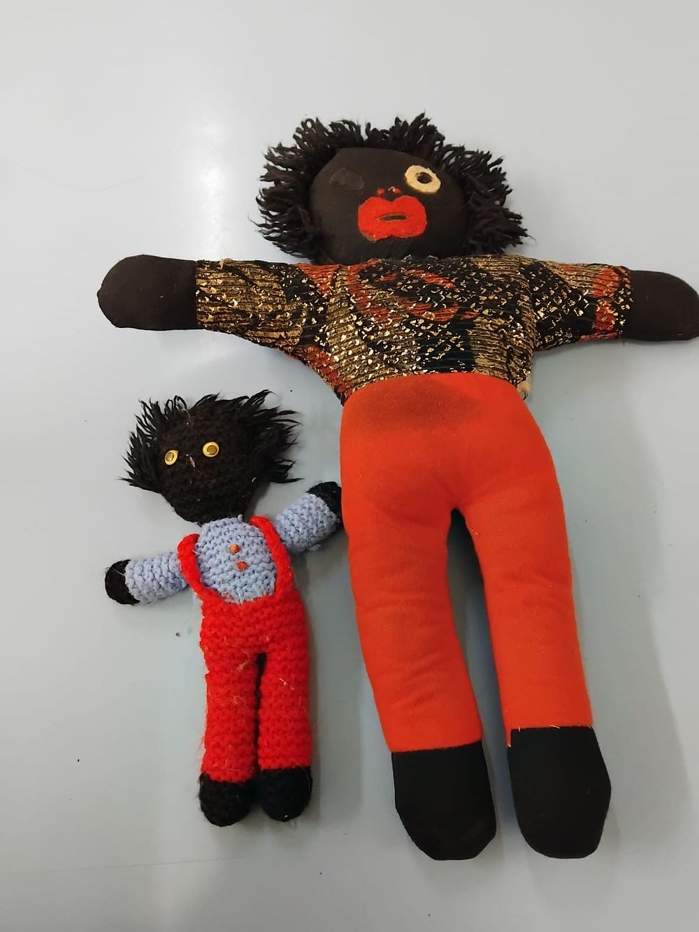 Lot 278 – Two Vintage Handmade Dolls in the Gollis