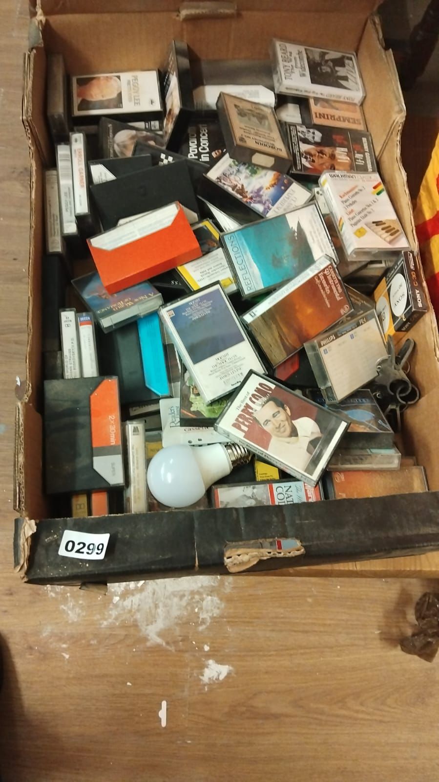 Lot 299 – An Assortment of Audio Cassette Tapes and Miscellaneous Items