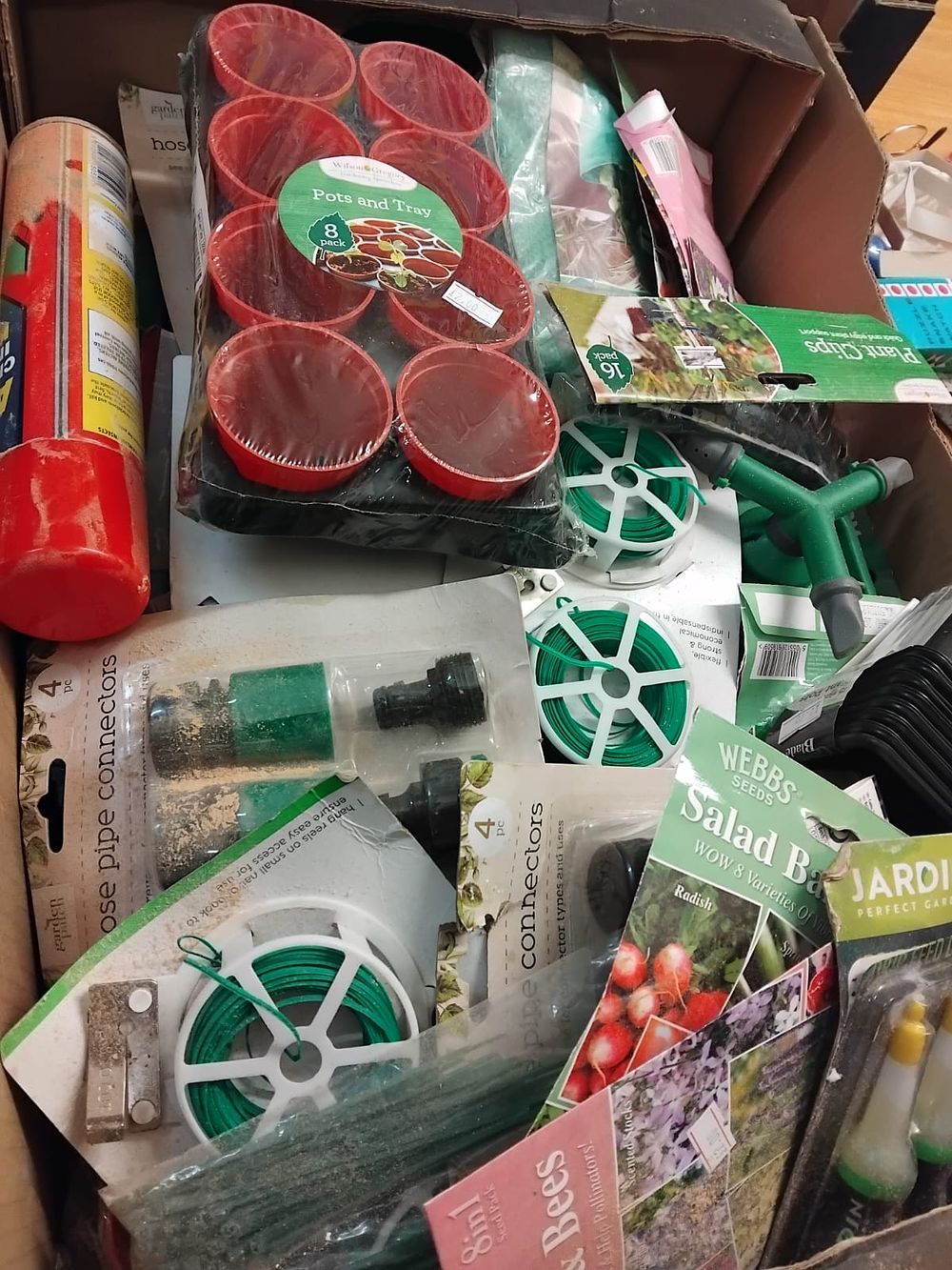 Lot 301 – An Assortment of Gardening and Household Supplies including Propagation and Irrigation Equipment
