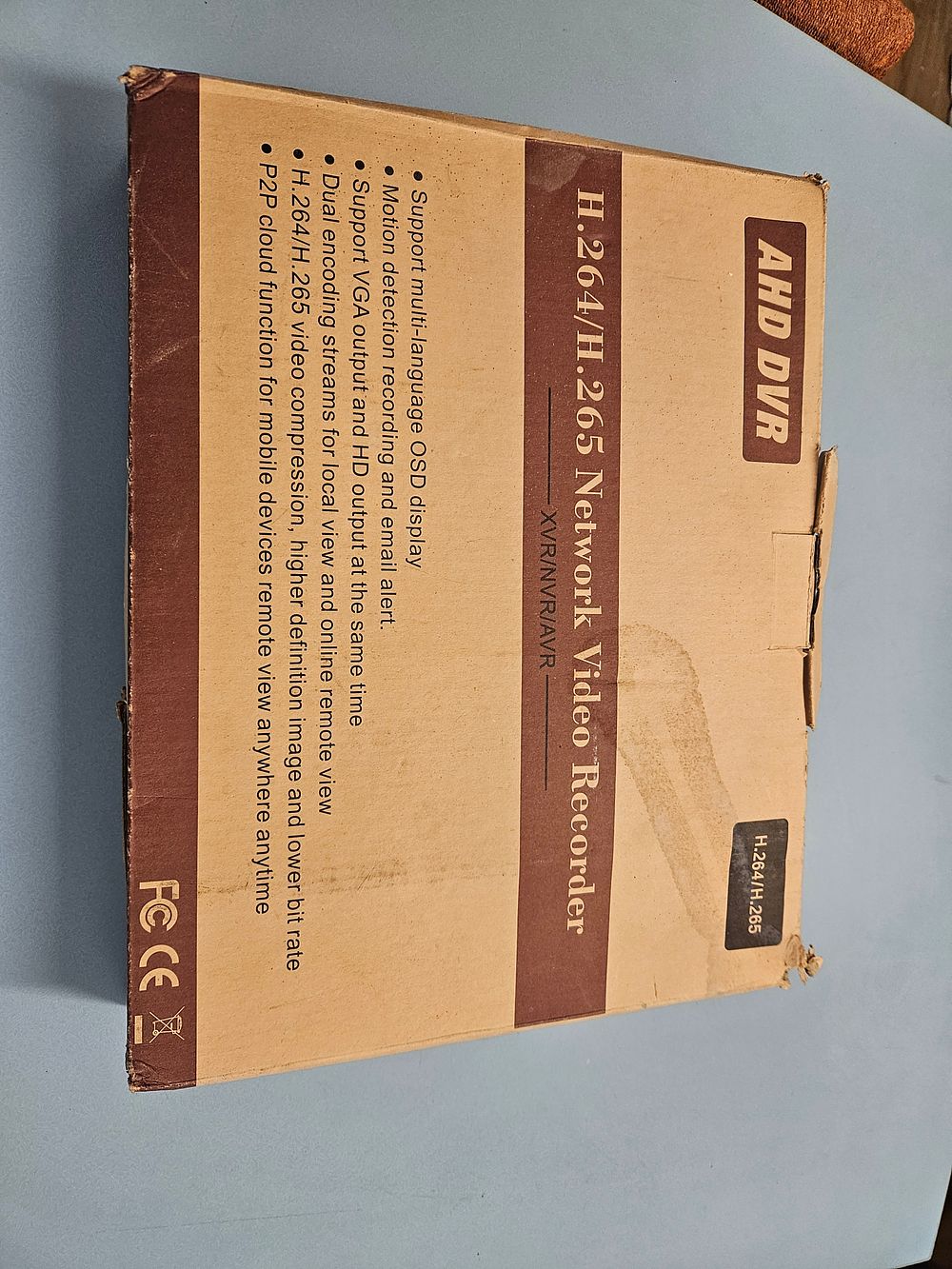 Lot 363 – Unbranded AHD DVR / H.264/H.265 Network Video Recorder in Original Packaging