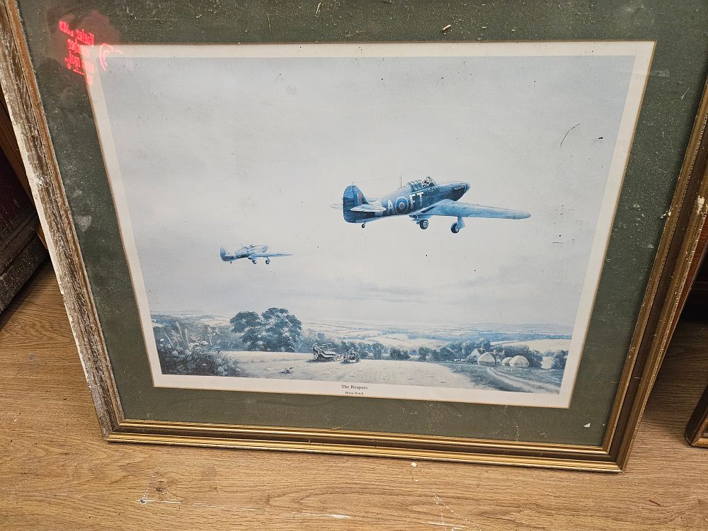 Lot 183 – Brian Petch, ‘The Reapers’, Framed Aviation Print