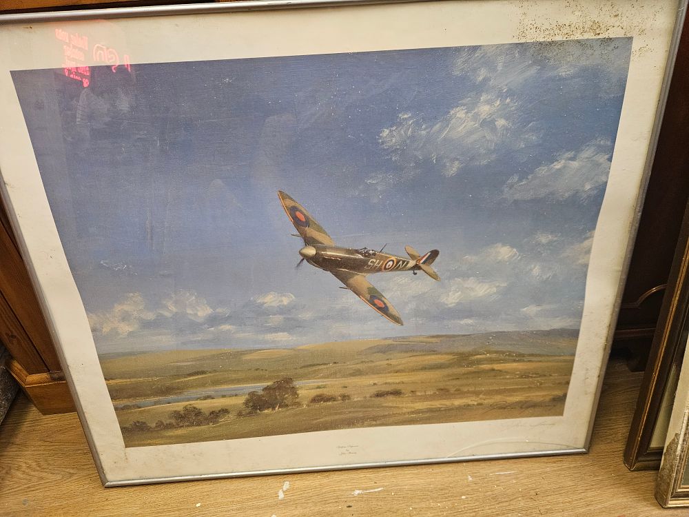 Lot 186 – John Young, Spitfire Supreme, Pencil Signed Colour Lithograph