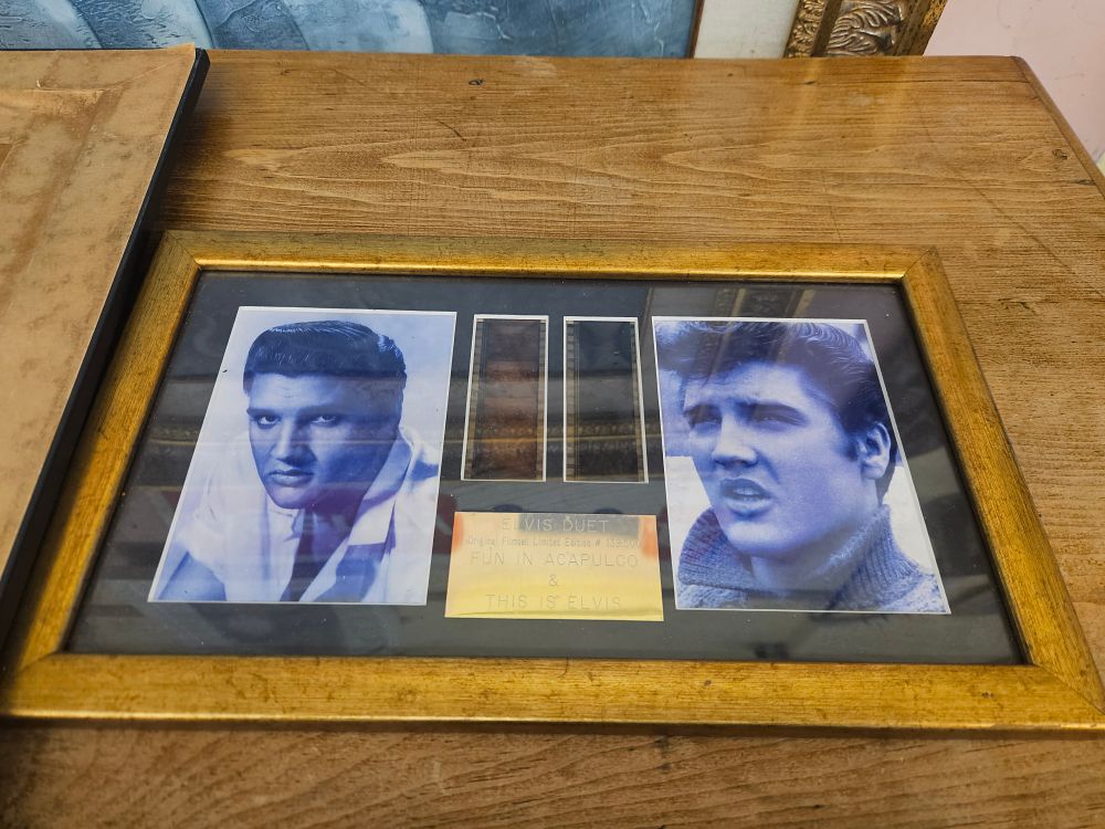 Lot 188 – Framed Rye By Post Ltd Elvis Presley Elvis Duet Limited Edition Film Cell Presentation