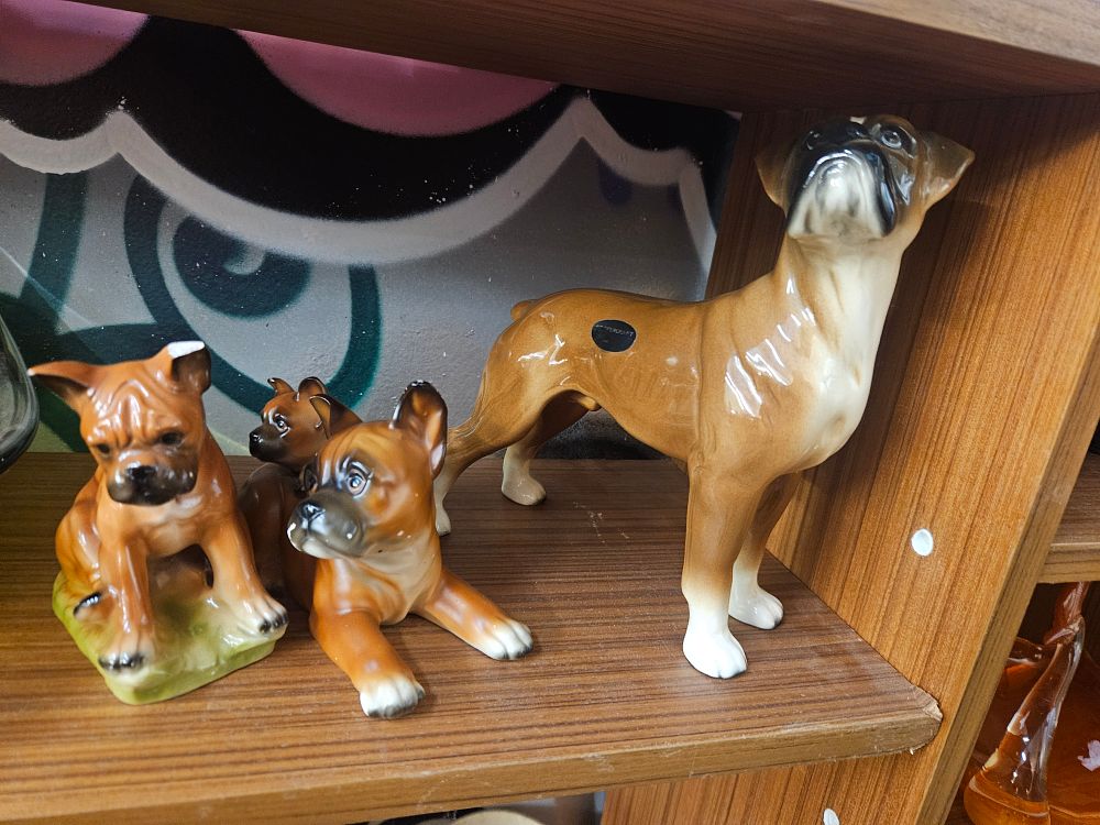 Lot 219 – A Collection of Coopercraft Ceramic Boxer Dog Figurines