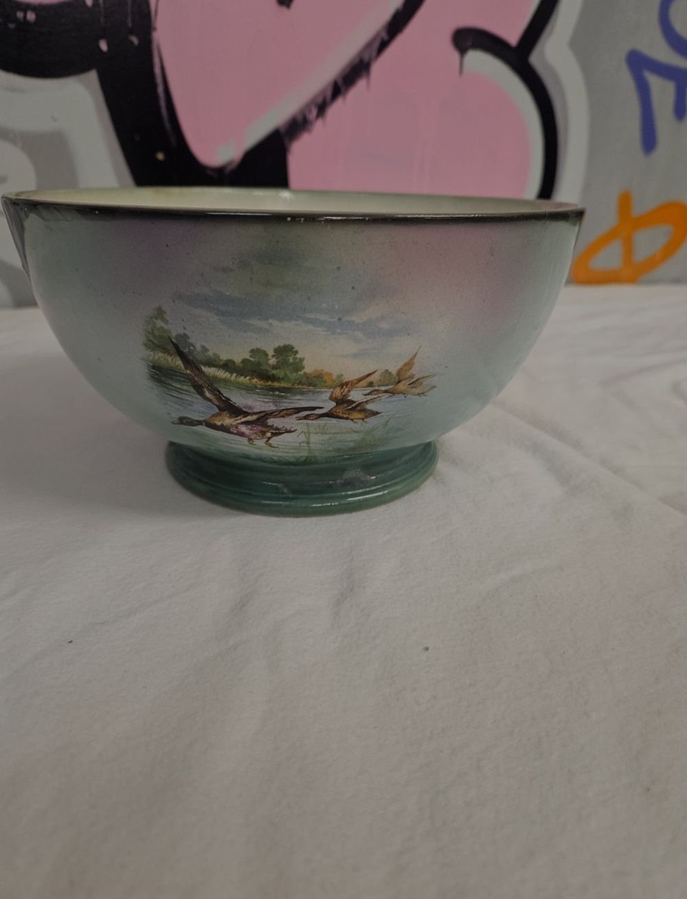 Lot 244 – A Royal Bonn Franz Anton Mehlem Footed Earthenware Bowl