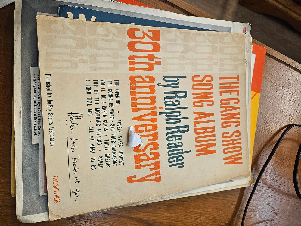 Lot 245 – A Collection of 20th-Century Books and Ephemera including a Signed Ralph Reader Gang Show Songbook