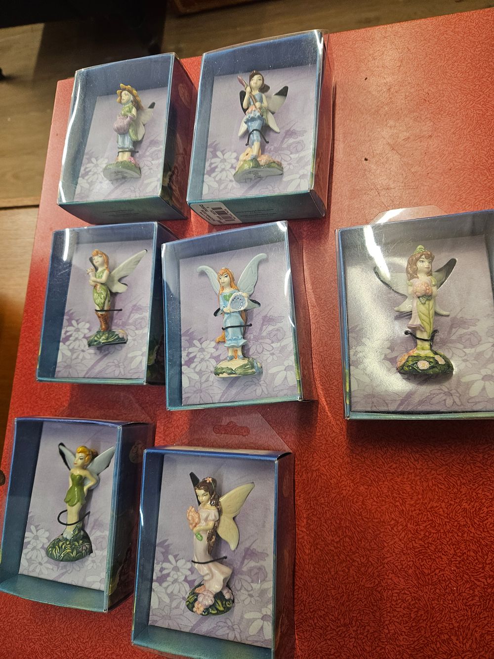 Lot 255 – A Collection of Royal Doulton Disney Fairies Miniature Porcelain Figurines