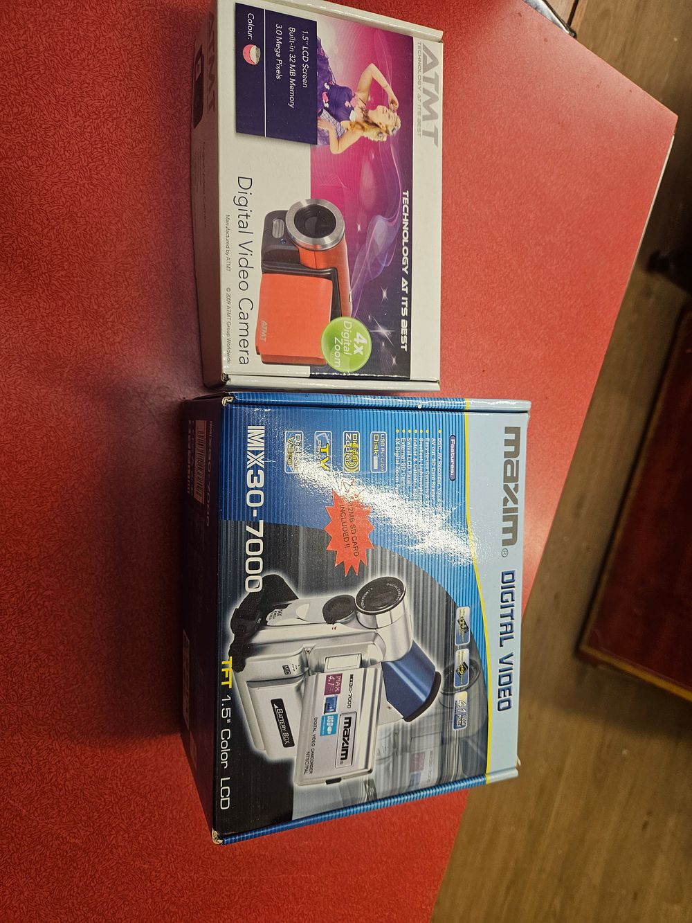 Lot 259 – Two Boxed Digital Video Cameras, Maxim iMIX30-7000 and ATMT 3.0MP Models