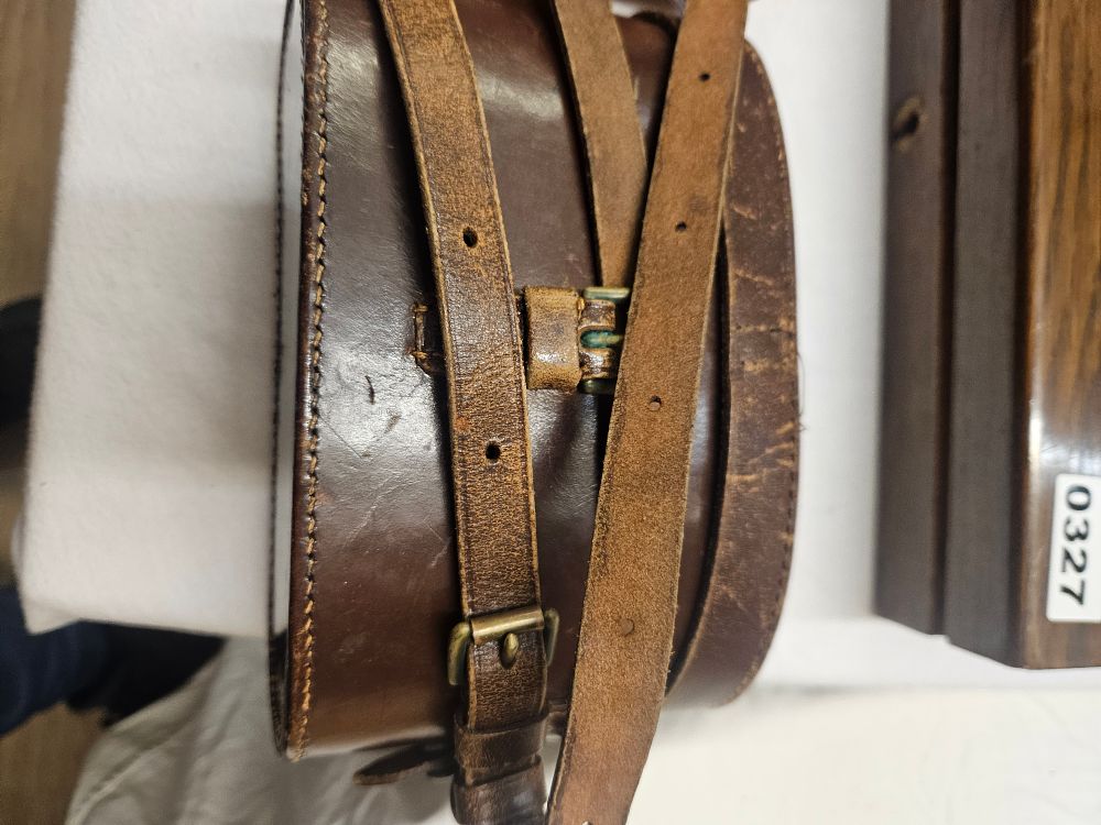 Lot 329 – A Pair of Ross London Stepnada 7×30 Prism Binoculars with Original Leather Case