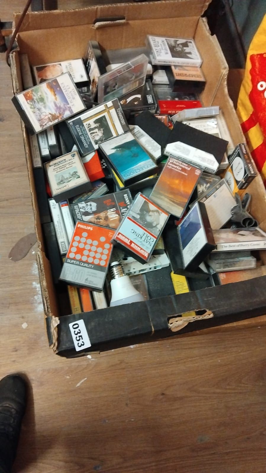 Lot 352 – A Collection of Assorted Audio Cassette Tapes and Miscellaneous Items