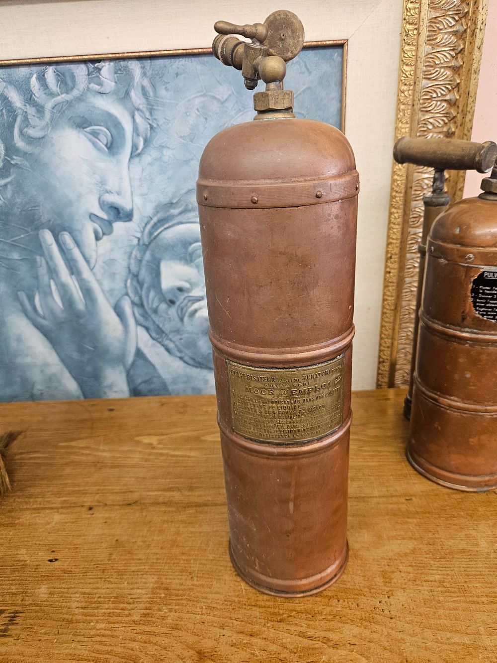 Lot 360 – An Antique French Copper and Brass Muratori System Sprayers