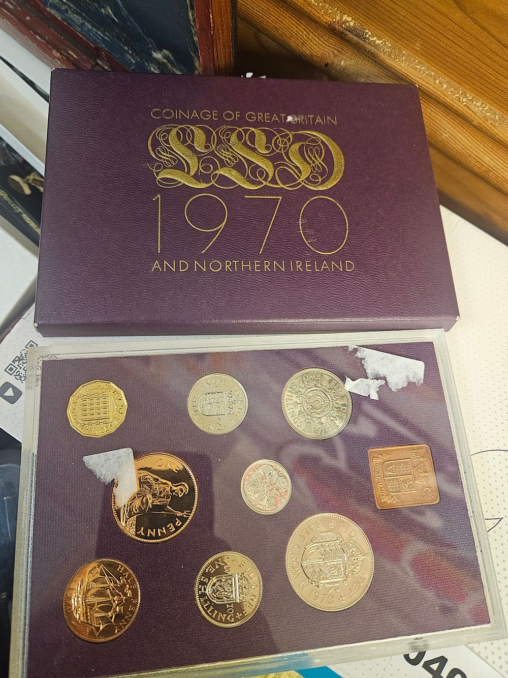Lot 409 – UK 1970 Coinage of Great Britain and Northern Ireland Proof Set