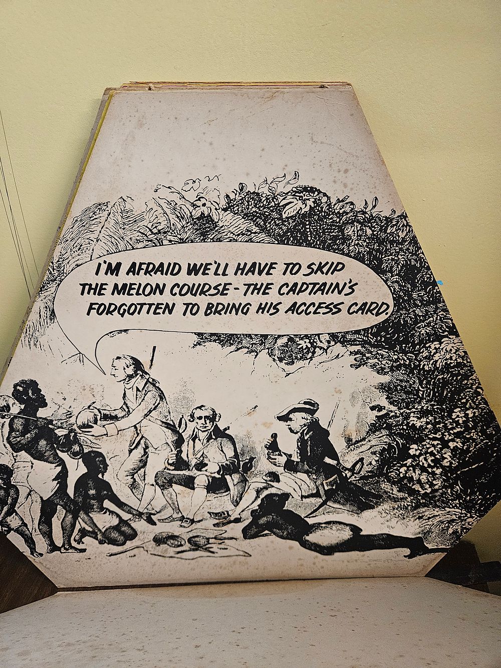 Lot 242 – Large-Format Satirical Graphic Illustration on Board, Circa 1970s-1980s