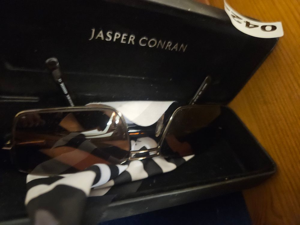 Lot 333 – A Pair of Jasper Conran Metal Frame Rectangular Sunglasses