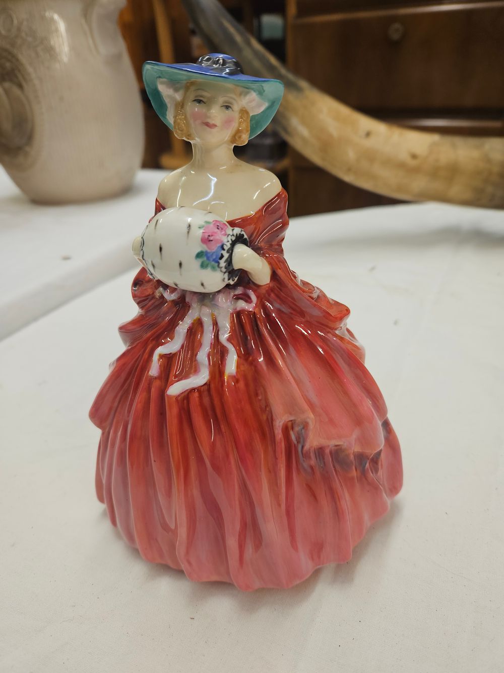 Lot 145 – Royal Doulton Bone China Figurine Genevieve HN 1962