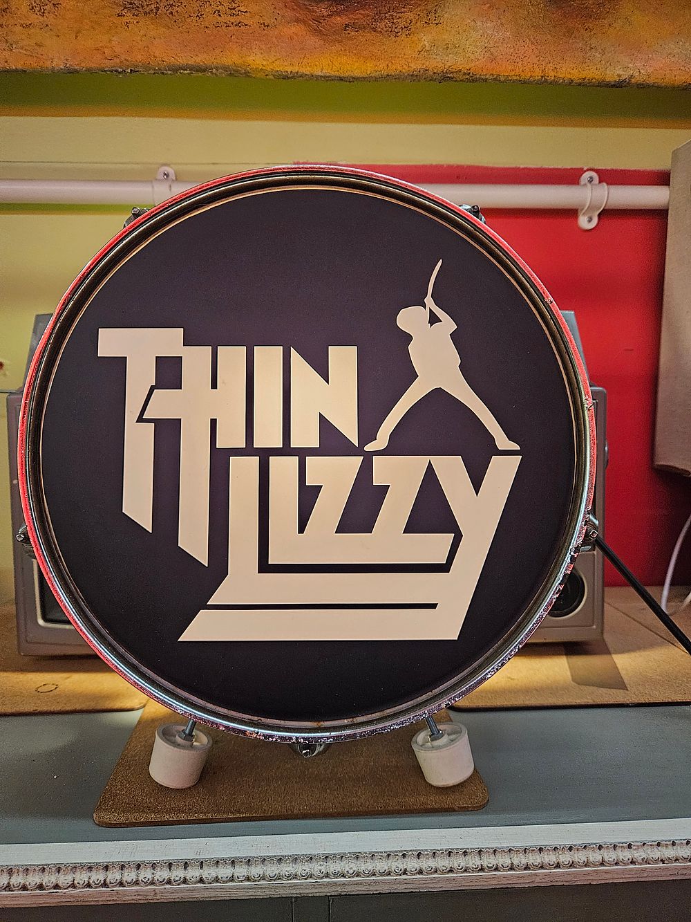 Lot 189 – Thin Lizzy Wall Mounted Decorative Drum