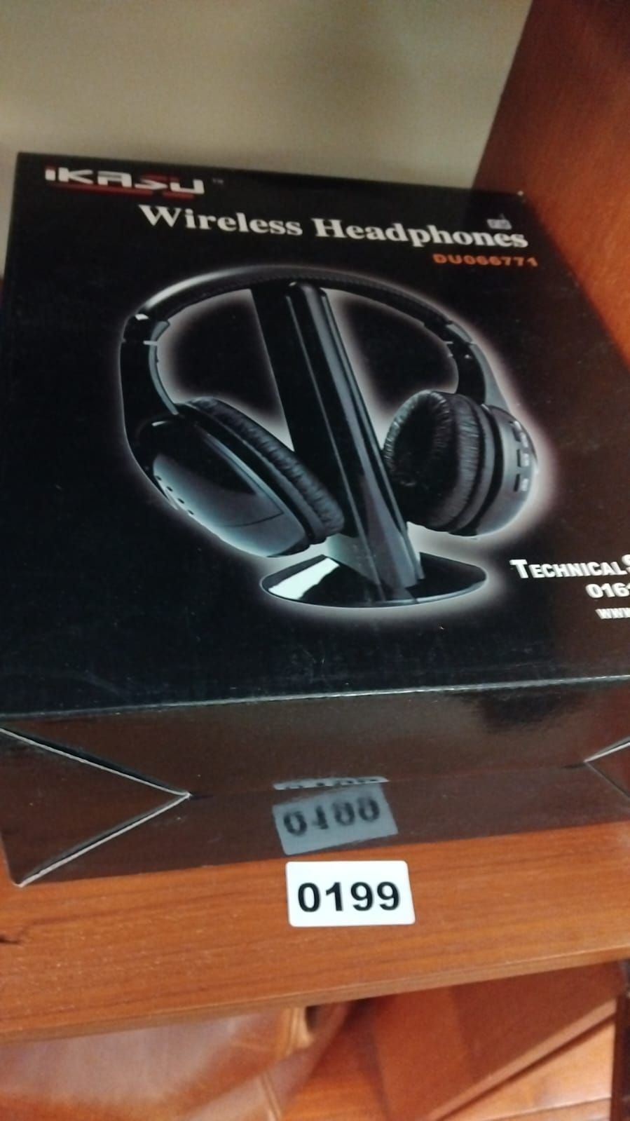 Lot 199 – Ikasu Wireless Headphones Model DU066771