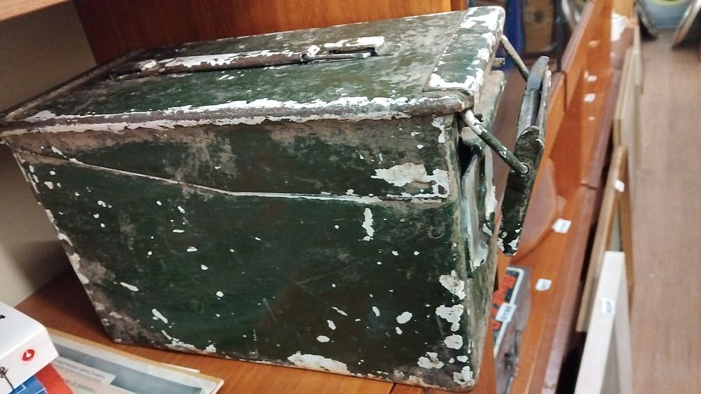 Lot 201 – Mid-20th Century Military Steel Ammunition Box