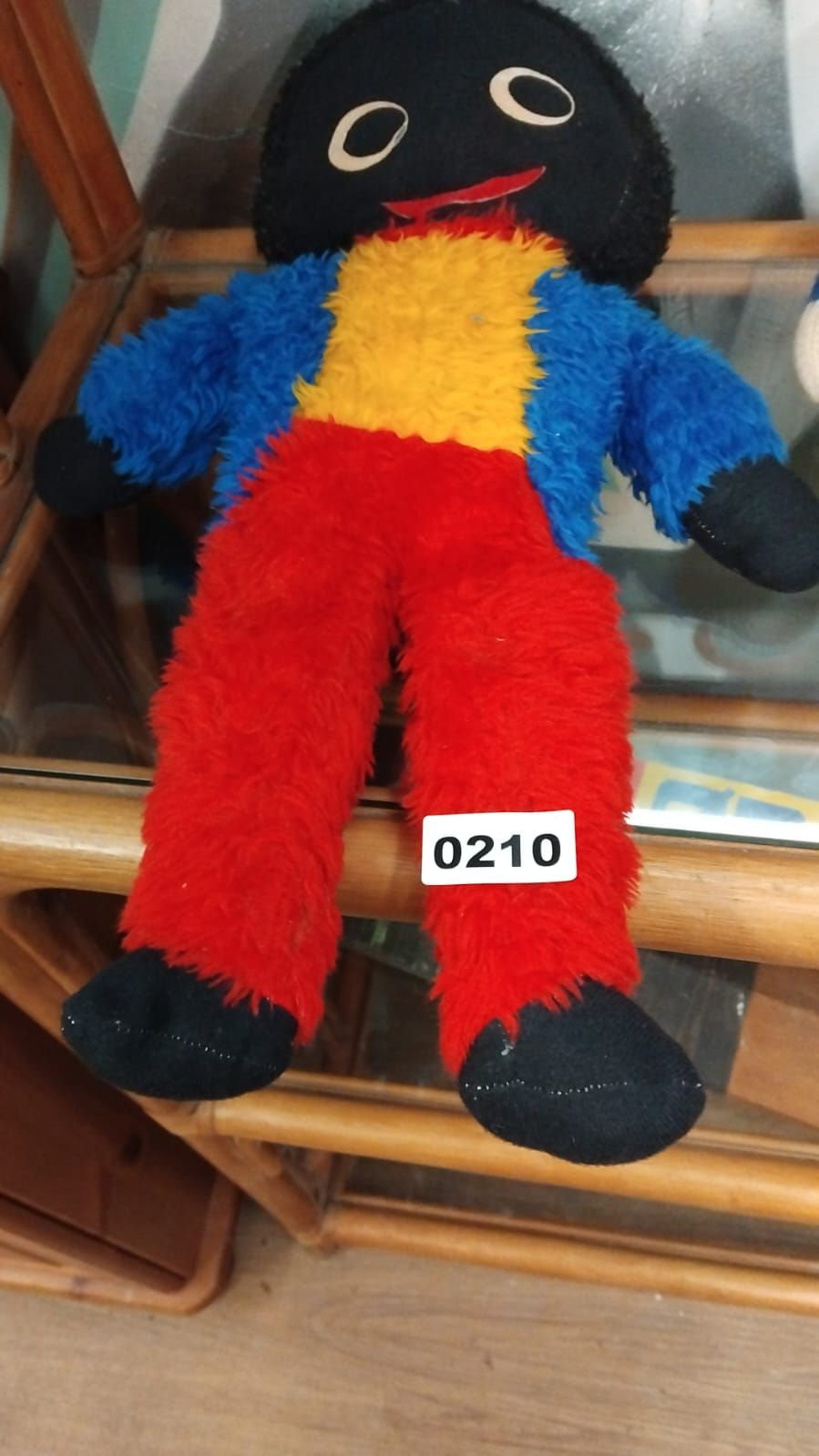 Lot 210 – Vintage Multi-coloured Plush Golly Soft Toy