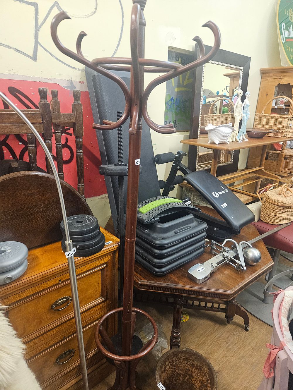 Lot 325 – a Bentwood Hall Stand