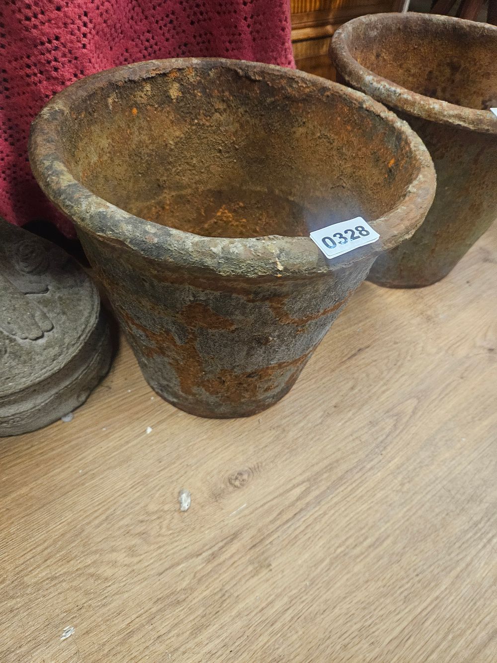 Lot 328 – Cast Iron Industrial Melting Pot