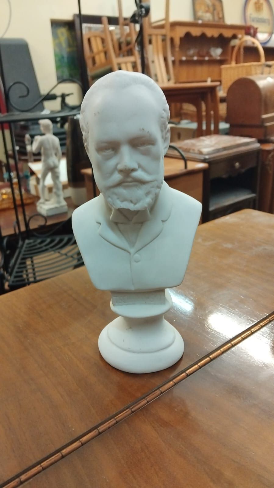 Lot 161 – A Parian Ware Commemorative Bust of Pyotr Ilyich Tchaikovsky