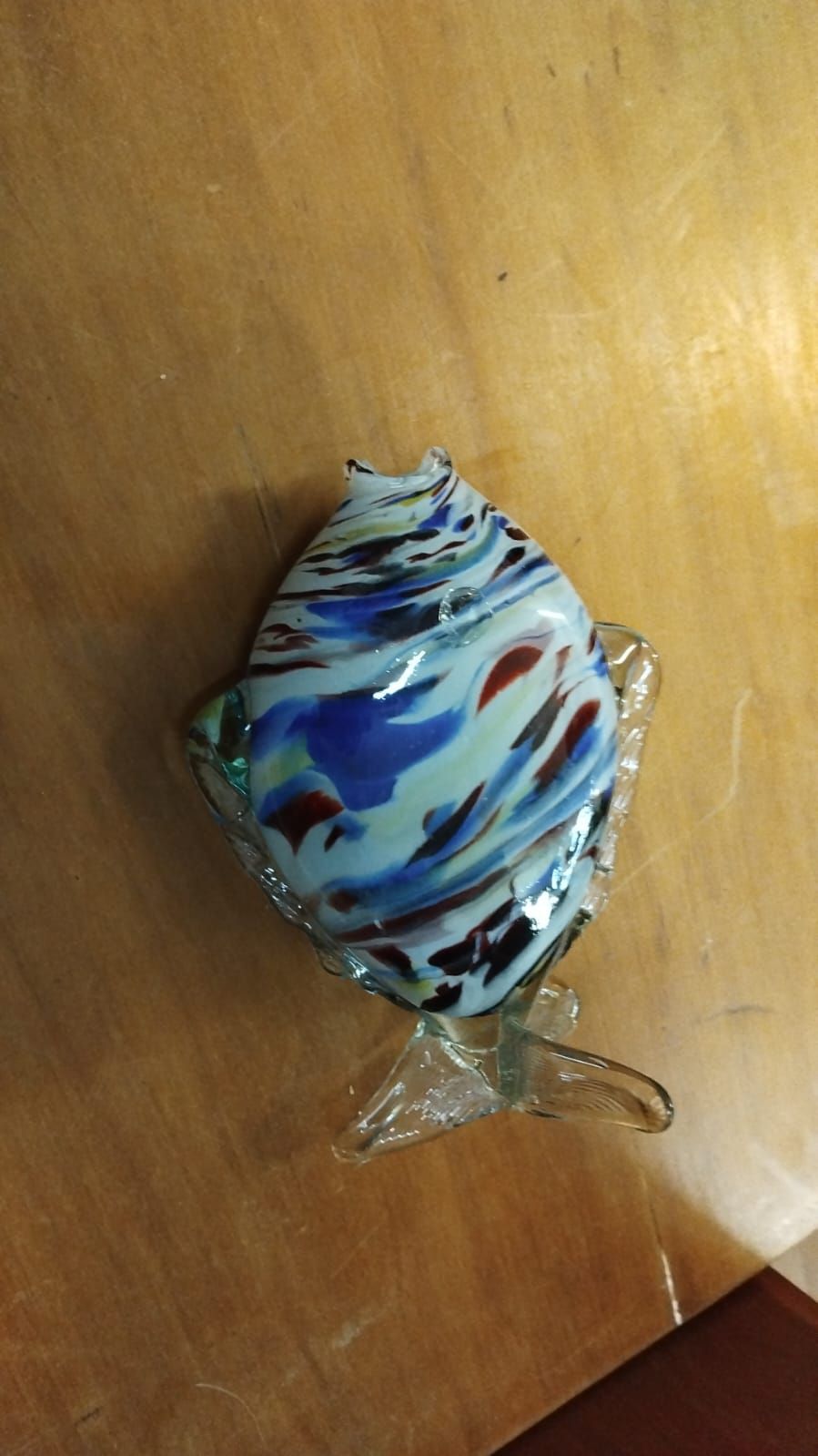 Lot 163 – A Mid-20th Century Murano Style Multicoloured Glass Fish Figurine